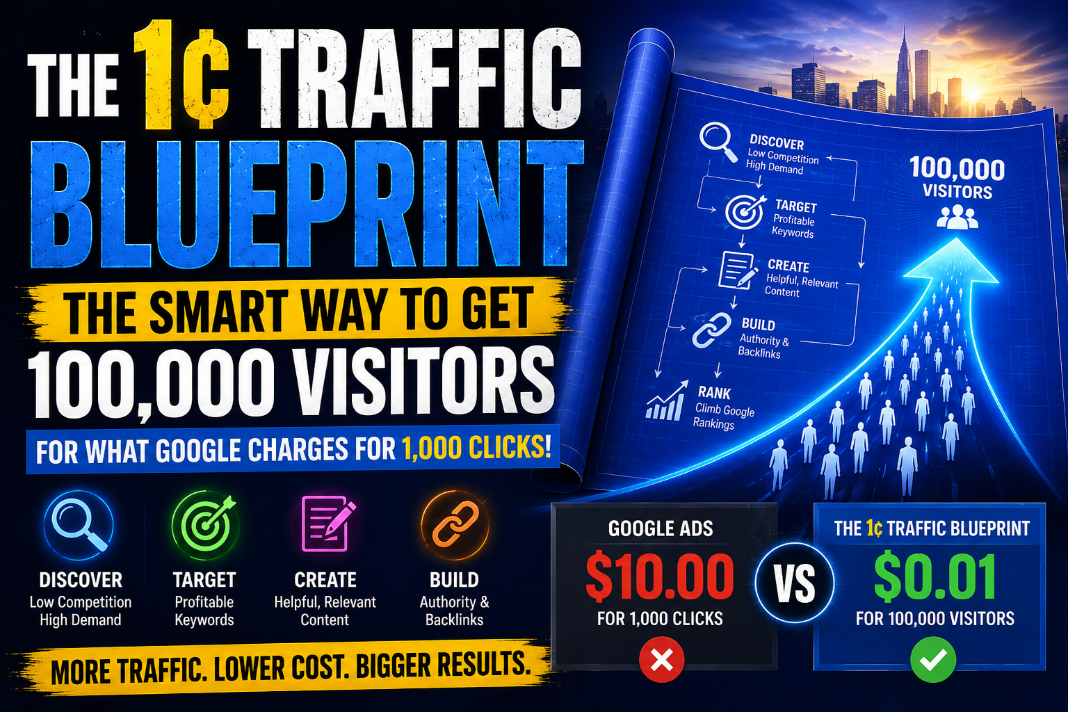 Traffic Tsunami - The 1 Cent Traffic Method